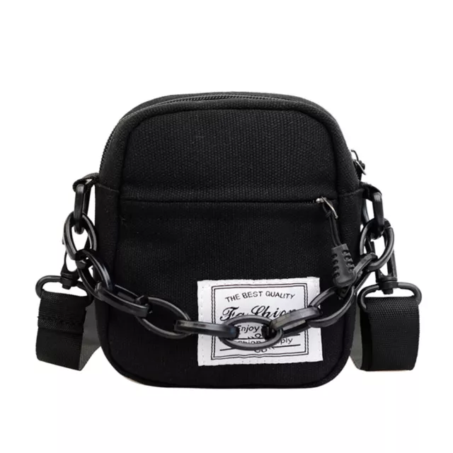 Damen Schultertasche aus Segeltuch, einfache kleine Messenger Crossbody Taschen