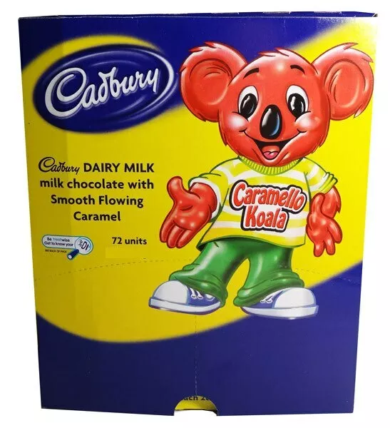 Cadbury Caramello Koala (72 x 15gm in a Display Unit)