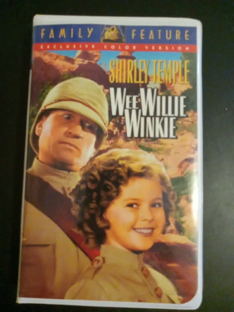 Wee Willie Winkie (VHS, 1994) Clam Shell Shirley Temple