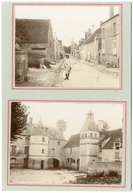 France, La Charité-sur-Loire, vue sur la commune vintage silver printEnsemble