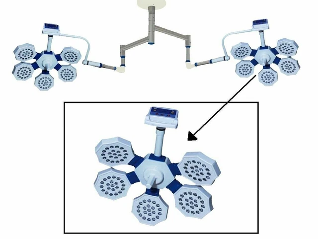 LED Operation Theater LampT win satellite 105+105 surgical OT Light Exam.OT Lamp