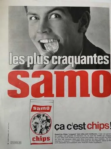 1965 ADVERTISEMENT - SAMO Chips, The Craziest - French Advertising - 861