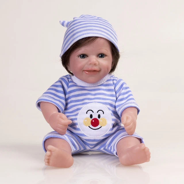 12" Realistic Full Body Vinyl Silicone Reborn Baby Dolls Newborn Xmas Doll Gift