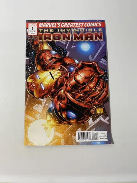 The Invincible Iron Man #1 Marvel Comics 2008 Fraction Larroca