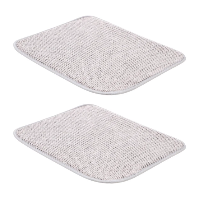 2 piezas alfombra de secado de platos de microfibra alfombra de drenaje súper absorbente alfombra de cocina