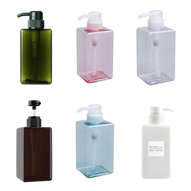 Shampoo Empty Bottle Container  Lotion Pump Dispenser Soap Refillable Bathroom