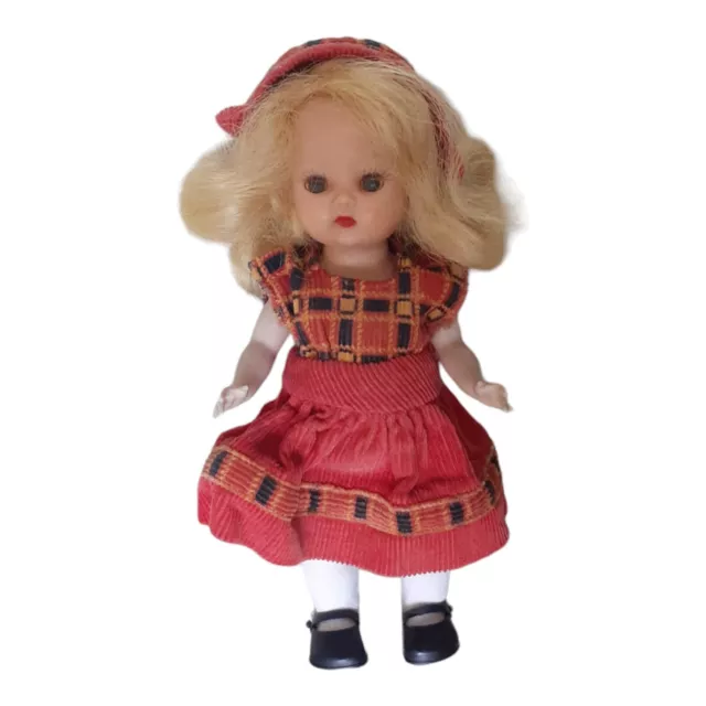 Muffie Walker by Nancy Ann Storybook Doll Co. 1950’s Dress Hat 7"