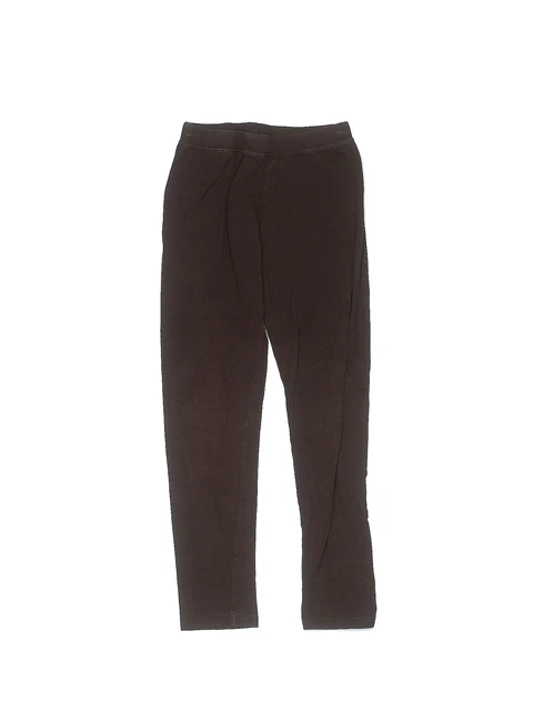 Leveret Girls Brown Leggings 14