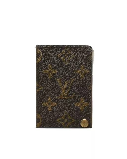 Pre Loved Louis Vuitton Monogram Credit Card Wallet  -  Card Holders  - Brown
