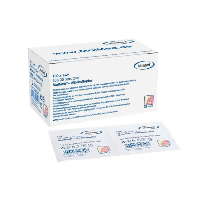 Histor de alcohol Meditrade para limpieza de la piel - 100 piezas