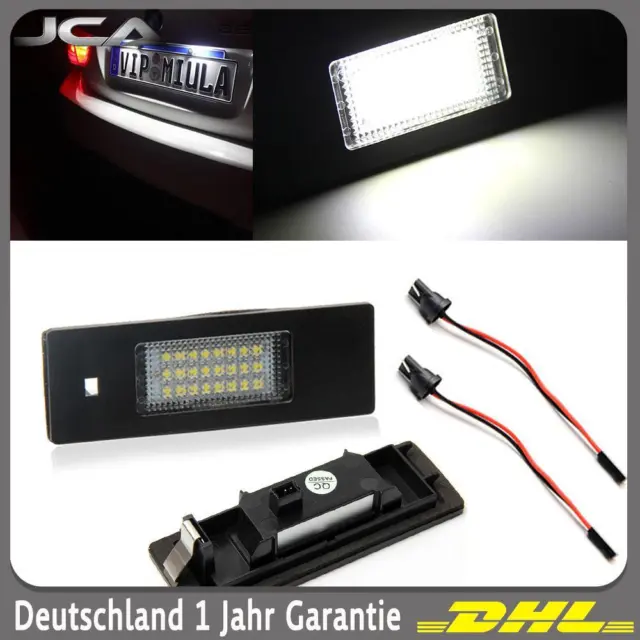2x LED Nummernschild Kennzeichenbeleuchtung für BMW 1/3/5er F20 F21 E36 E81 E87