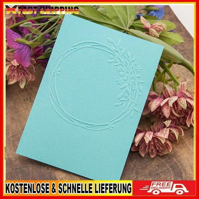 Garland Plastic Template Embossing Folder for DIY Scrapbooking Photo Album