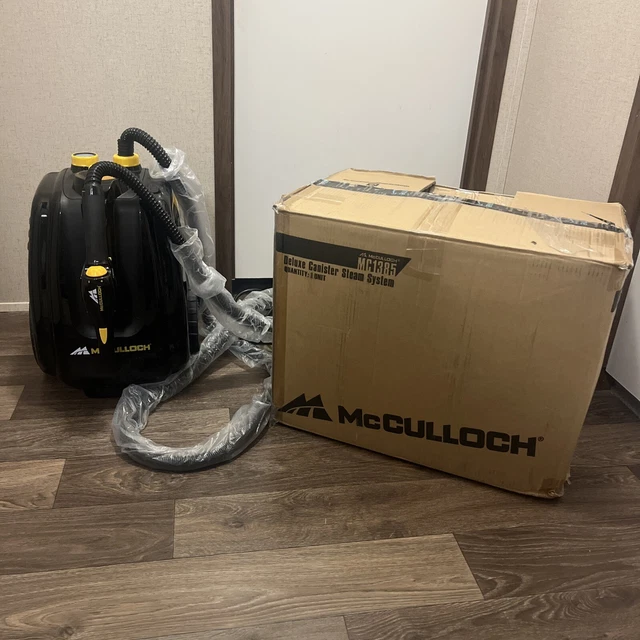 MCCULLOCH MC1385 1500W Multipurpose Deluxe Canister Steam Cleaner In