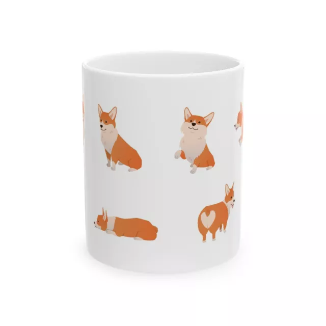 Cute Corgi Dog Ceramic Mug 11oz