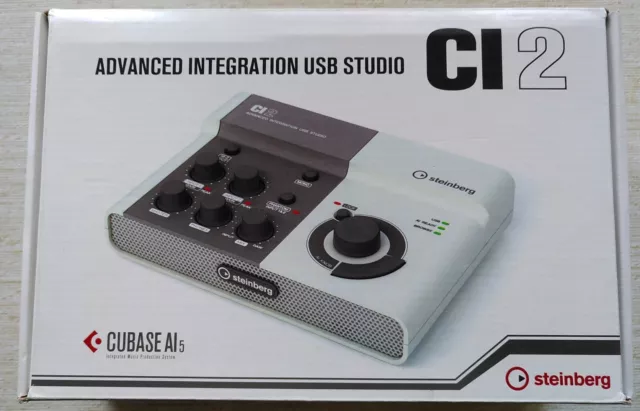 usb audio interface Steinberg CI2 inclusive Cubase AI5 in OVP + Audiokabel