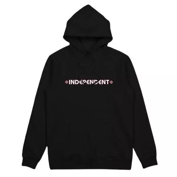 Independent Bar Cross Pop Black Youth Hoodie