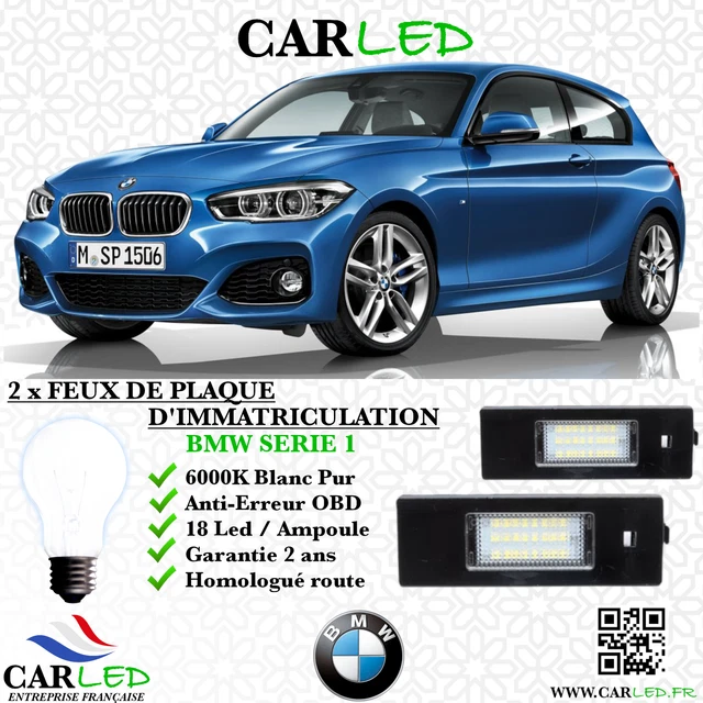 Feux De Plaque D’Immatriculation LED Pour BMW Série 3 E46 – 18 LED Blanches 6500K – 1 Paire - 10