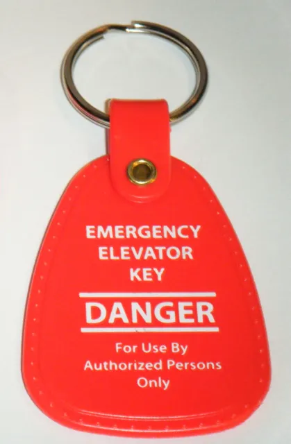 Elevator Key Tag One Emergency Elevator Key Tag For Elevator Keys Like FEOK1.