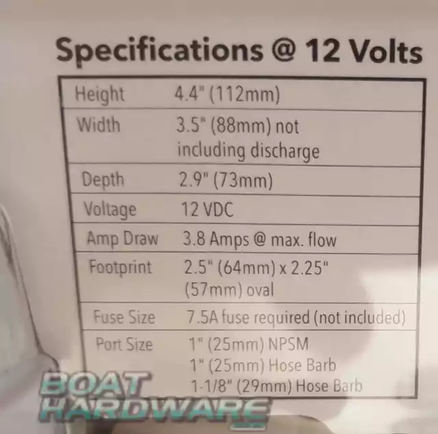 GENUINE Rule-Mate 12V BILGE PUMP 1100 GPH or 4164 LPH Fully Automatic 3YR WTY 3