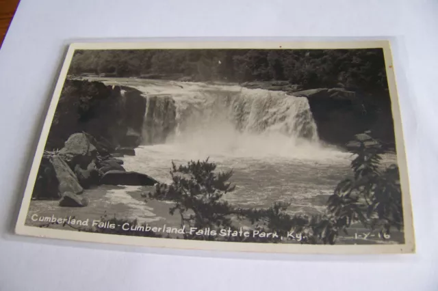 Rare Vintage Or Antique RPPC Real Photo Postcard M2 Cumberland Falls Kentucky