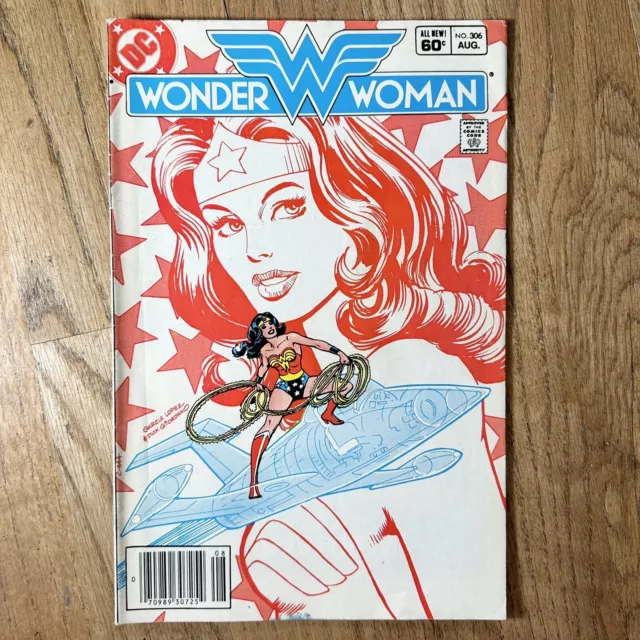 Wonder Woman #306 Jose Luis Garcia-Lopez Cover Newsstand DC Comics 1983 FN