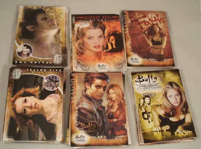 BUFFY the Vampire Slayer 10th Anniversary Complete Trading Card BASE Set