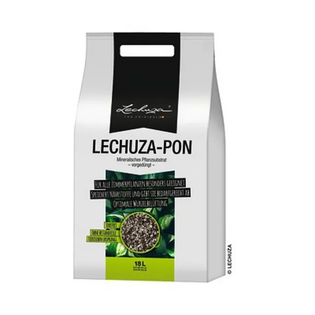 Lechuza Pon Pflanzgranulat 18 Liter - 19563 - rein mineralisches Pflanzsubstrat