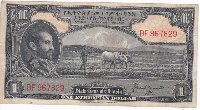 Ethiopia 1 Dollar 1945