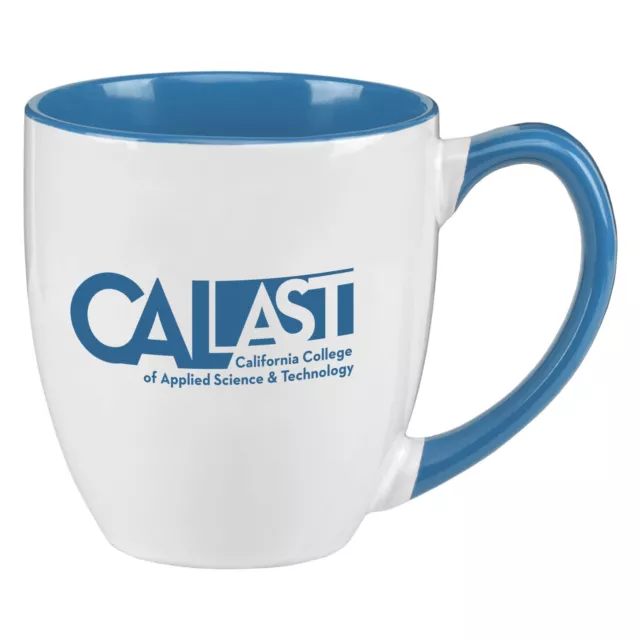 Personalized 16 oz. Two-Tone Ceramic Bistro Mug Printed with your Logo + Text 3