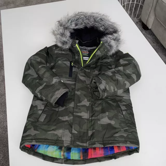 technical outerwear boys camo jacket snowboarding ski waterproof windproof 6 new