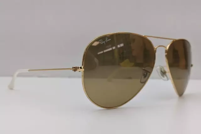 Made in Italy! Ray-Ban RB3025 Aviator 001/3K Sunglasses 62/14 135 /KAK632