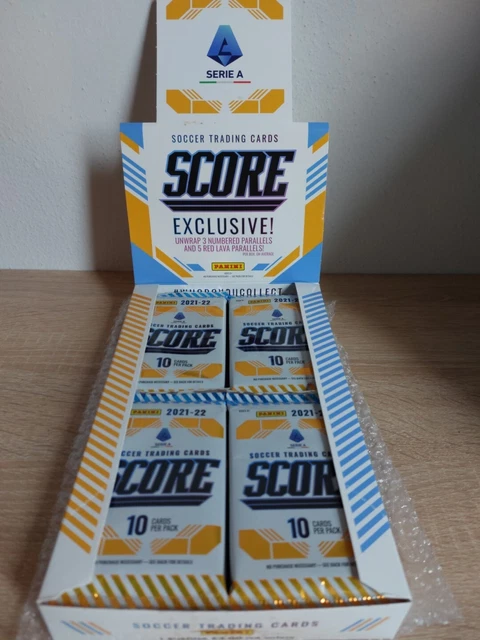 Boîte Retail Pack Panini Score Serie A 2021/2022 - Nouveau Scellé - Cartes Football Italien