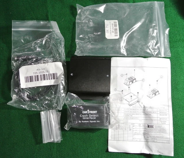 Kustom Signals g3 CRASH DETECTION KIT NEW