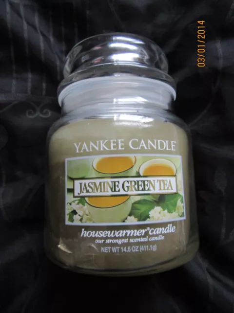 Candela yankee vecchio scaldabagno gelsomino tè verde medio