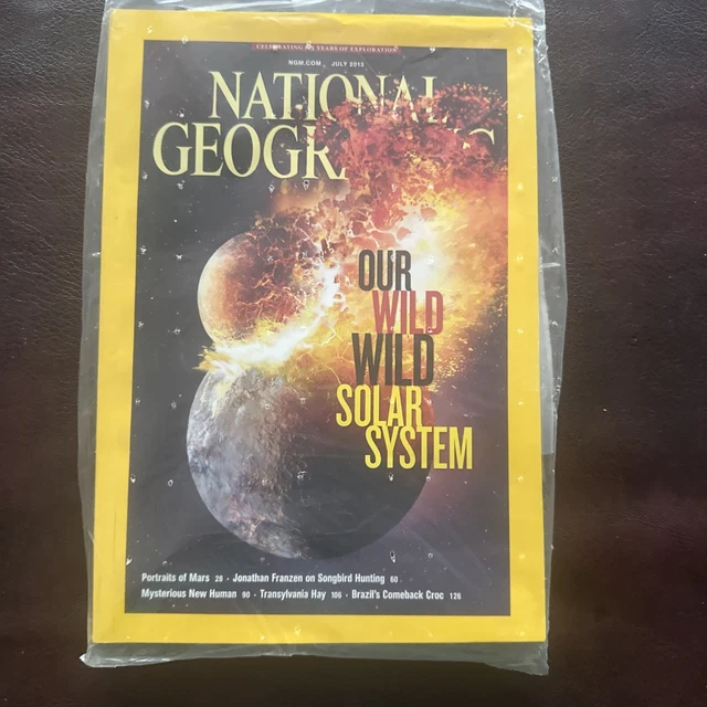 Solar System Money NATIONAL GEOGRAPHIC MAGAZINE July 2013 - Our Wild Solar System £6.72 ...