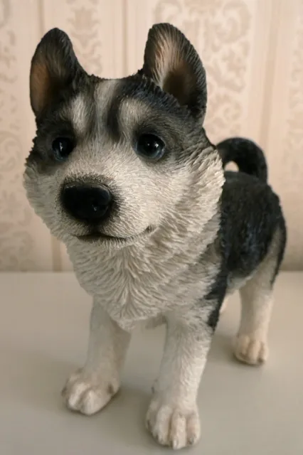 Vivid Arts Pet Pals Cute Husky Puppy Ornament