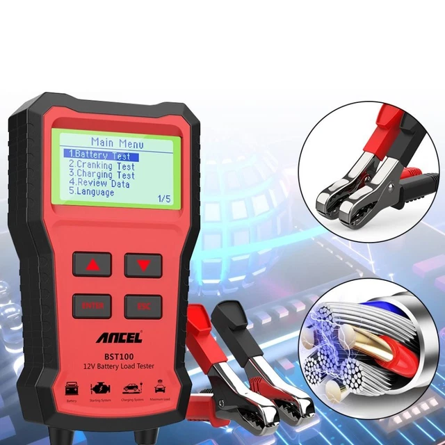 Car Battery Diagnosis Car Battery Tester Cell Load Test Car Charging Test