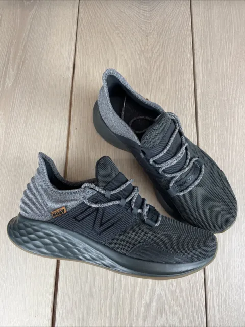 New Balance Mens Roav Fresh Foam Trainers Black Sneakers UK 8 BNWOB