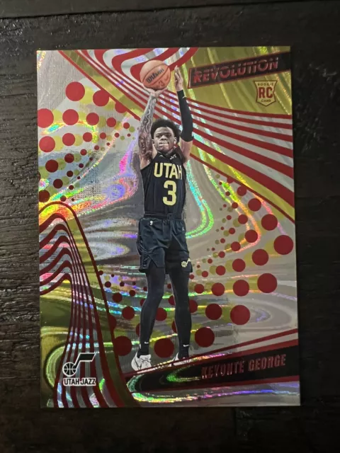 2023 Panini Revolution Basketball #118 Keyonte George RED SWIRL Rookie RC /199