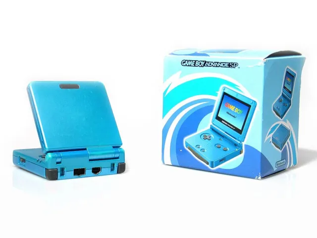 Nintendo Gameboy Advance Sp Konsole "Surf Blue / Blau" Ovp  Ags 101