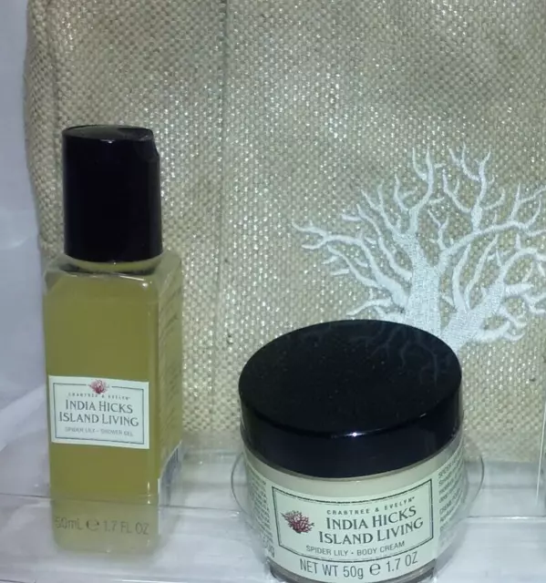 CRABTREE EVELYN INDIA Hicks island living spider lily cream gel