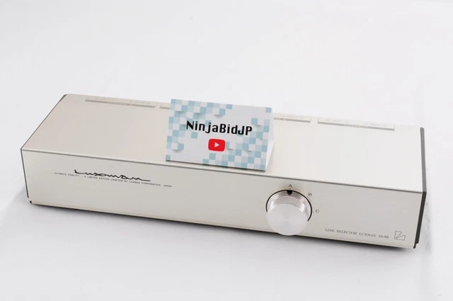 SÉLECTEUR DE LIGNE LUXMAN AS-44 4 entrées et sorties de ligne de borne