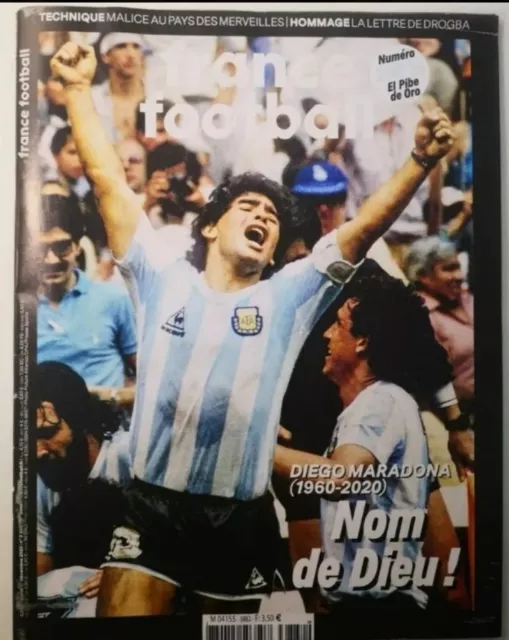 Revista France Football Especial Diego Armando Maradona. Magazine