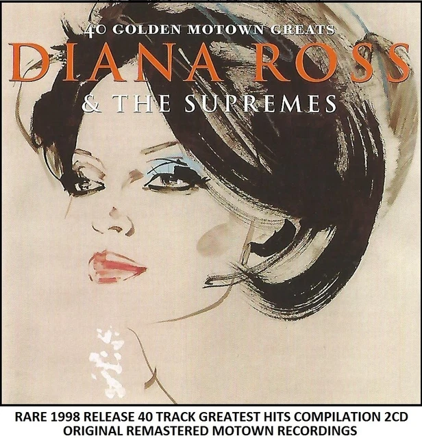 DIANA ROSS - Very Best Essential 40 Greatest Hits Collection Motown 2CD ...