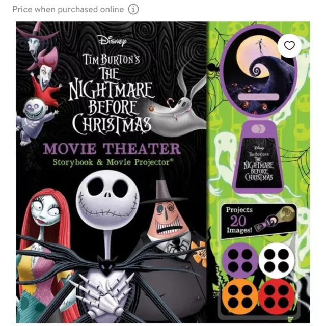 DISNEY THE NIGHTMARE Before Christmas Movie Theater Storybook