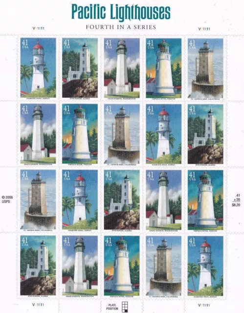 2007 Stati Uniti, n. 4386/4390 Minisheet di 20 MNH/**