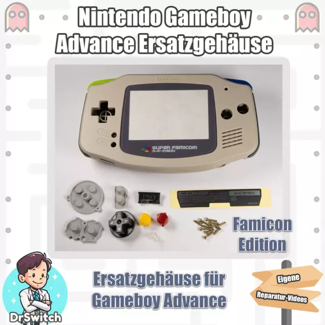 Gameboy Advance GBA Super Famicom Optik Ersatz Schutzhülle Gehäuse Shell Case