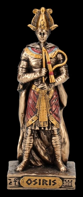 Miniature Déesse Égyptienne Isis – Bronze Coloré Par Veronese – Statue Décorative Mythologie