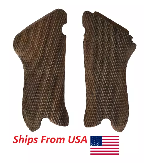 Wwi Wwii German P08 P-08 Luger Wooden Pistol Grips -Pair