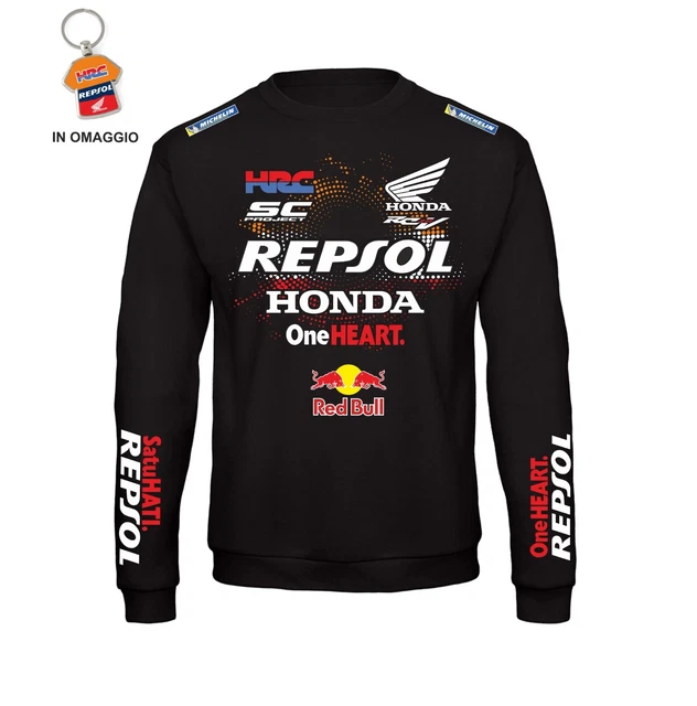 Felpa REPSOL honda ONE HEART team MOTOGP satu hari CORSE moto + portachiave